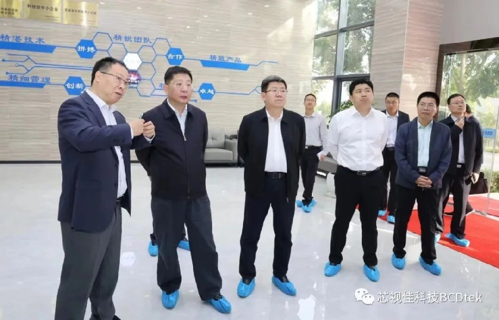 省人大常委會副主任魏曉明一行蒞臨安徽芯視佳調研指導工作